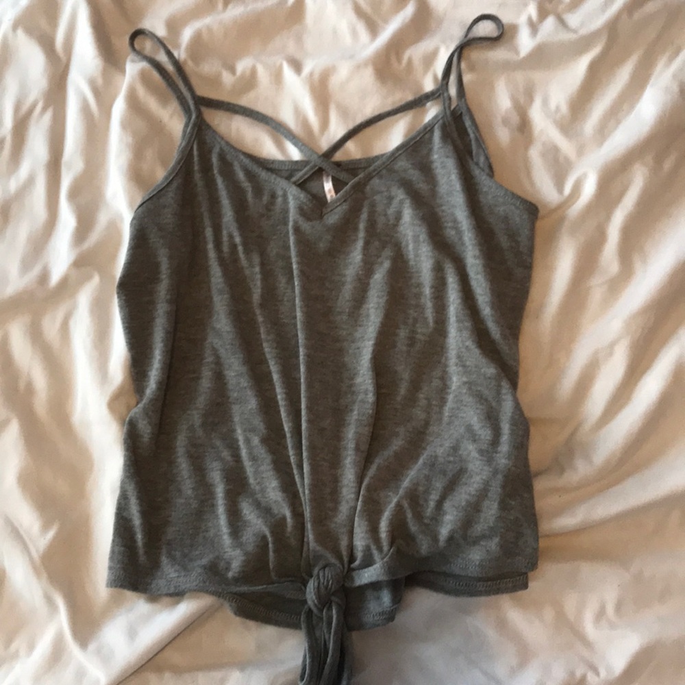 (Unknown store) grey cropped tank
